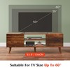 WLIVE Mid-Century Modern TV Stand for 55/60 Inch TV, Entertainment