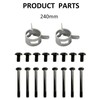 DIYhz Water Cooling Computer Radiator, 12 Pipe Thick Copper Heat