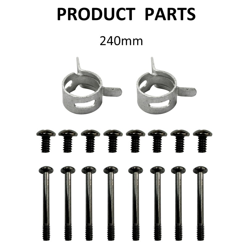 DIYhz Water Cooling Computer Radiator, 12 Pipe Thick Copper Heat