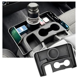 Sinminou Cup Holder Organizer for 2019-2026 Chevy Silverado/GMC Sierra 1500