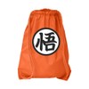 ALLNTRENDS Drawstring Pack Training Symbol Cool Gym Workout Bag (Orange