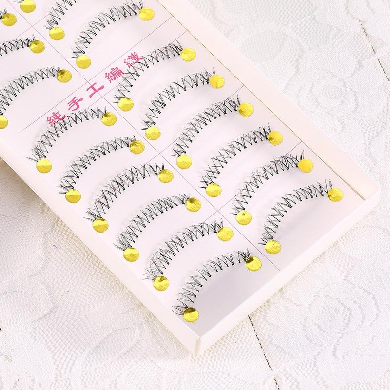 10 Pairs Eyelash Extensions, Daily Makeup Accessories, Pure Handmade Natural