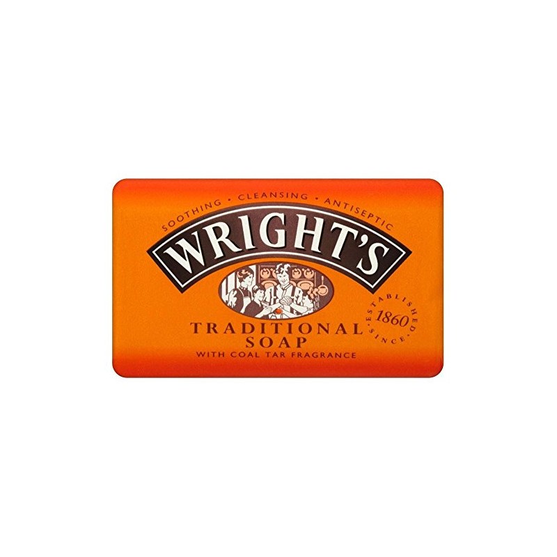 Wright's Coal Tar Traditional Soap (125g) - Pack of 2