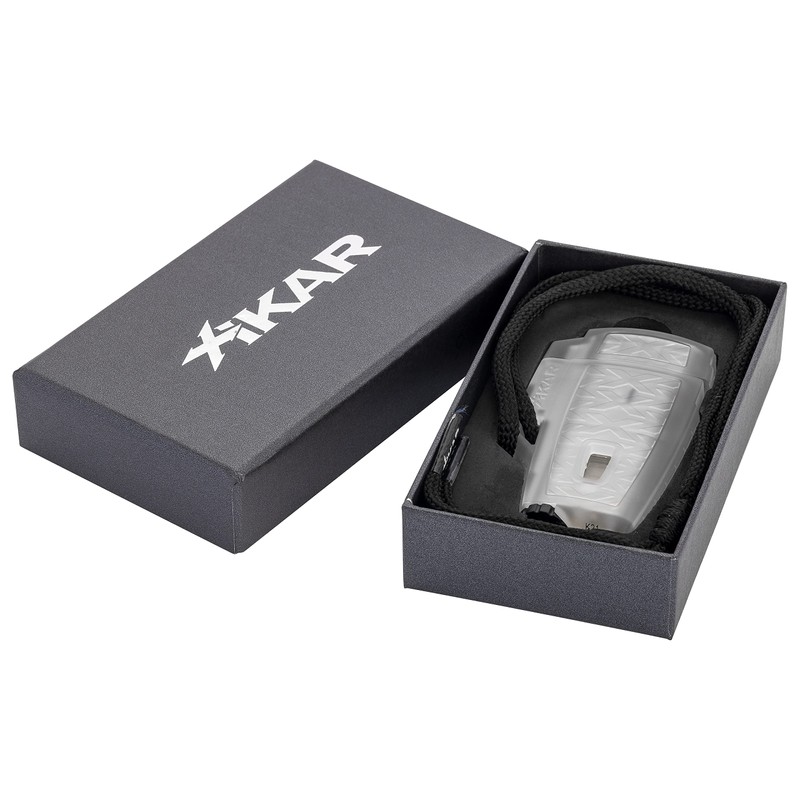 Xikar Stratosphere II High Altitude Lighter, Single Jet Flame, Windproof,