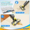KEEPOW Reusable Vacmop Replacement Pads Compatible with Shark Vacmop VM252