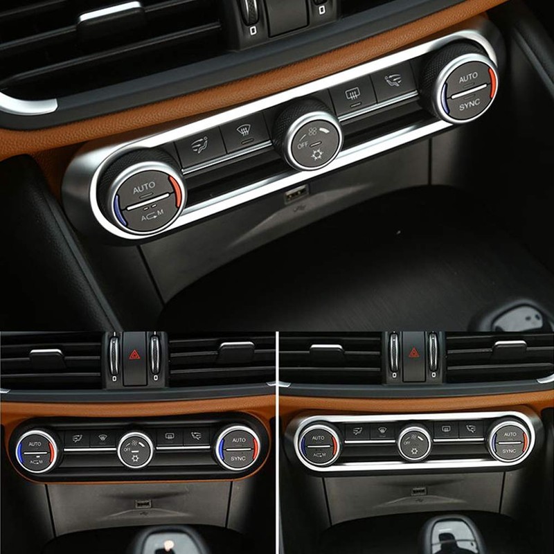 KIMISS Centre Air Conditioning Adjustment Frame Decorative Sticker Fit for