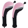 Andux Long Neck Golf Hybrid Club Head Covers with Dial