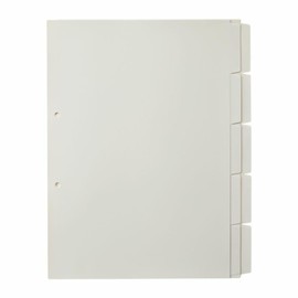Plus Tasukea Series FL-807IS Index Sheet, Unprinted Index, 5 Stacks x 2 Pairs (10 Pieces) Gray
