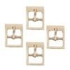 4 Pieces Small Roller Buckle Belt Buckles Closing Buckles Belt
