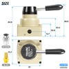 TAILONZ PNEUMATIC Rotary Lever Hand Valve HV-04 1/2”BSP Air Flow