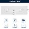 AKTECKE Shower Caddy Adhesive Replacement, No Drilling Transparent Adhesive Wall