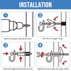 HROMIGRY 1/4"x4" Toggle Bolts (60 Pcs) 1/4 inch Wall Anchors