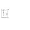 Leviton 2-Gang 1-Toggle 1-Decora/GFCI Device Combination Wallplate, Midway Size, Thermoset,