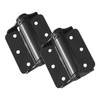 National Hardware N114-975 125 Adjustable Spring Hinges in Black, 3",