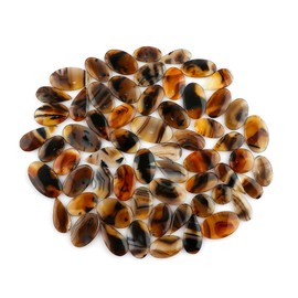 Natural Montana Moss Agate Gemstones Wholesale Cabochons Lot, Jewelry Making Loose Gemstone, Polished Gems, DIY, Wire Wrapping, Healing Crystals, Bulk Deal, 50 Carat Lot (Montana Moss Agate)