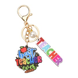 Best Teacher Ever Gifts for Teachers Thank You Gifts for Men Women Preschool Teacher Birthday Gift for Mentors Teachers Assistant Gift Keychain For Women Men Tutor Mentor Appreciation Keychains