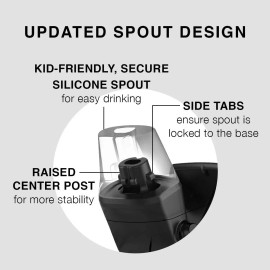 Contigo Kids AUTOSPOUT Straw Water Bottle 14oz Pack of 2 Whales Dragon