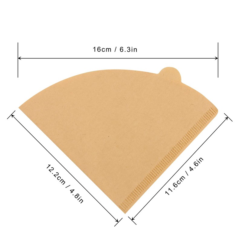 Coffee Filters 2, Cone Coffee Filters, Disposable Natural Paper Filter