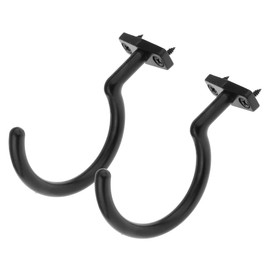 VOGOOPOI 2Pcs Snooker Billiard Table Board Cue Hook Bridge Rod Pool Table Rack with 2 Screws Strong Snooker Pool Cue Racks for Indoor Snooker Table