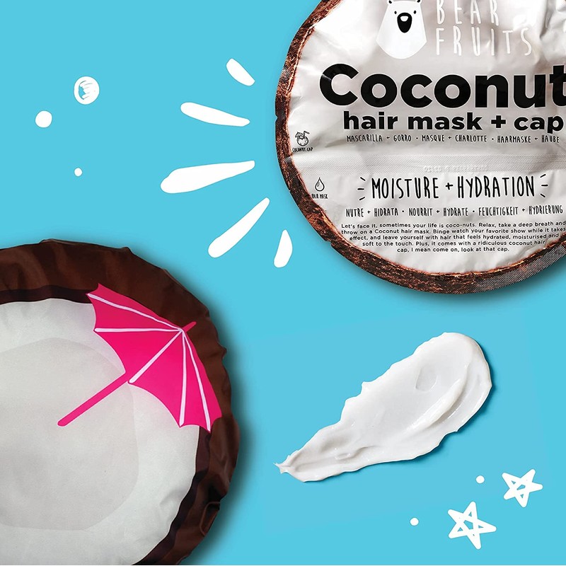 Bear Fruits Coconut Hair Mask + Cap