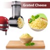 LETOMS Slicer Shredder Attachment for KitchenAid Mixer - 5 Blade