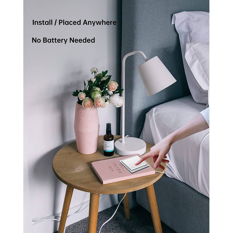 Self-Powered Wireless Light Switch and Receiver Kit, Linptech Remote Control