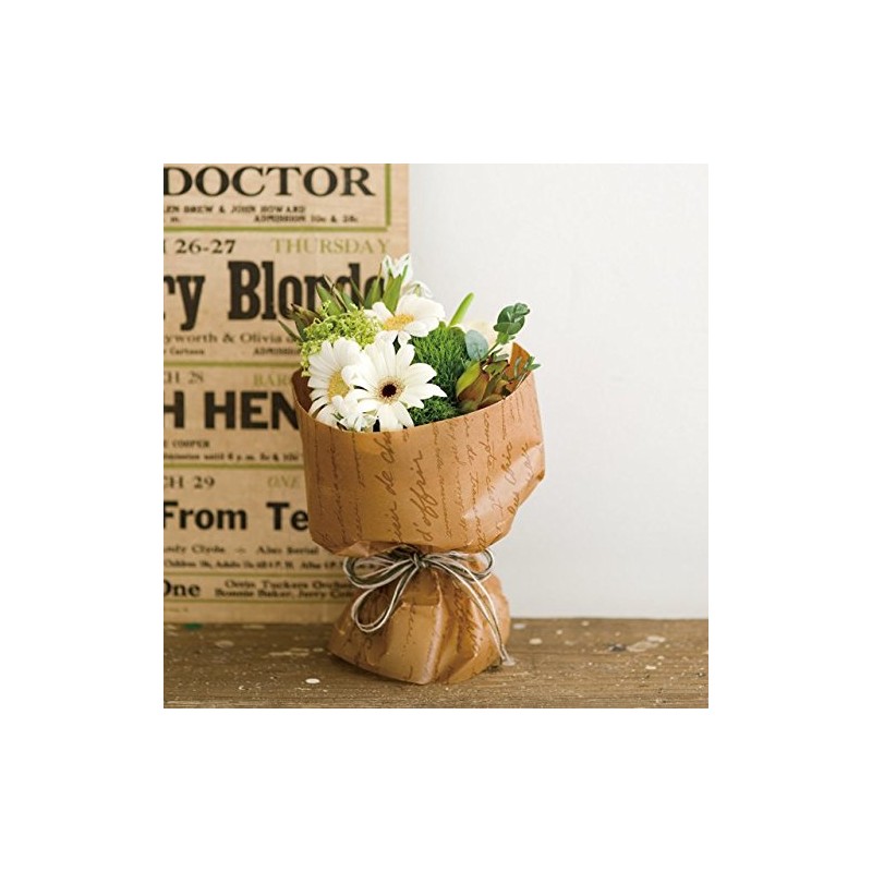 NCW-SRB Short Wax Paper Roll, Brown, 11.8 inches (30 cm)