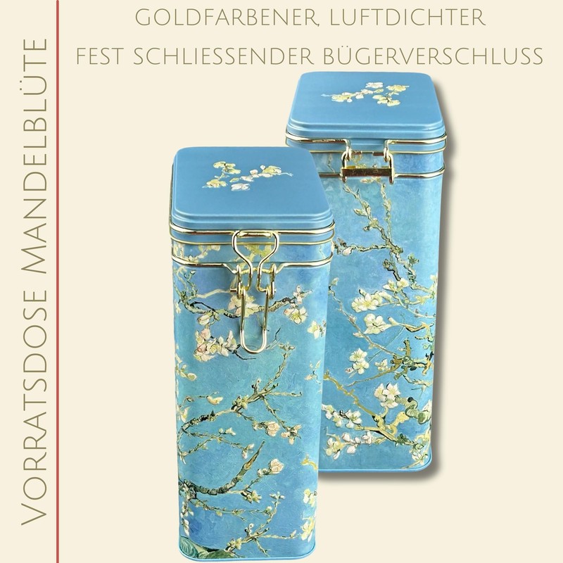MediMuc Coffee Canister - Almond Blossom - Tea Canister -Fridolin