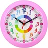 KIDDUS Wall Clock for Children Analogue Time Teacher with Time