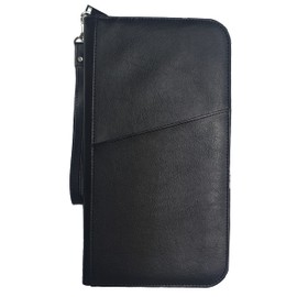 Family Passport Travel Wallet | Expanding Pockets | Travel Passport Wallet for Men Women | Reinforced Dual Layer | Zip Tour Wallet