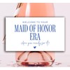 Welcome to Your Bridesmaid Era Mini Champagne Labels - Set