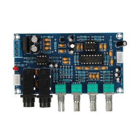 Reverberation Board Microphone Reverb Plate PT2399 Chip PCB Microphone Reverb Board Electronic Components Dual 12V AC