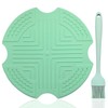 Air Fryer Trivets Silicone for Ninja Crispi,Protection for Countertop-Green