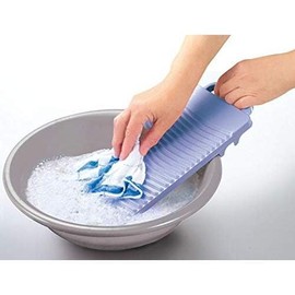 Plastic Washboard Portable Laundry Board for s Training, Travel and Camping
