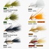 30Pcs Wooly Bugger Flies – 8 Tungsten Bead Head +