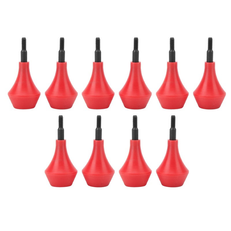 10PCS Archery Arrow Head Safety Arrow Tips Screw in Nylon