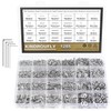 Kindroufly 1285 Pieces M2 M2.5 M3 M4 Countersunk Head Socket