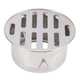 Floor Drain Anti Blocking Balcony Stainless Steel Outdoor Yard Drain (75 Flat Opening)