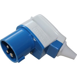 CEE MENNEKES Right Angle Plug Caravan 16A; 3-Pin 6h 230 V
