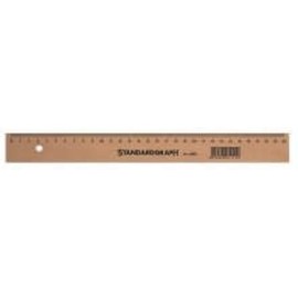 Lineal Holz, 30cm lang, Buche natur