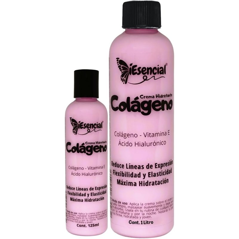 Crema Hidratante Natural de Colágeno con Acido Hialurónico 125ml