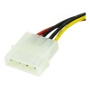 Cable Adaptador Startech De Alimentacion Molex A Sata 15 /vc