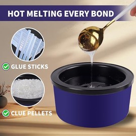 ZFYOUNG Hot Melt Glue Pellets Pan Glue Pellets, 1 lb, Low Draw, for use with the ZFYOUNG Glue Frying Pan, Great for crafts and DIY projects, no glue gun required