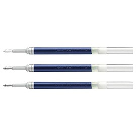 PENTEL Pack of 3 LR7 Refills for Rollerball Energel Point 0.7 Stroke 0.35 mm Midnight Blue