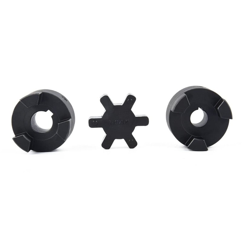 1/2" to 5/8" L075 Flexible 3-Piece L-Jaw Coupling Set &