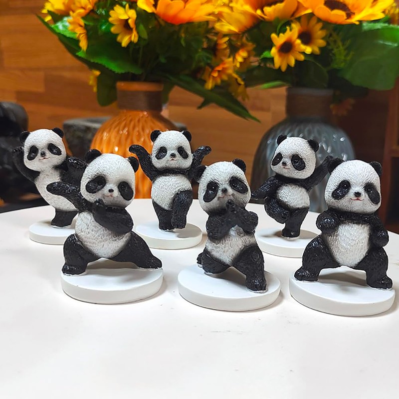 Gemmia Miniature Fairy Garden Panda Figure Panda Dian Dian