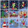 165 PCS Christmas Window Clings for Glass - Double-Sided Static