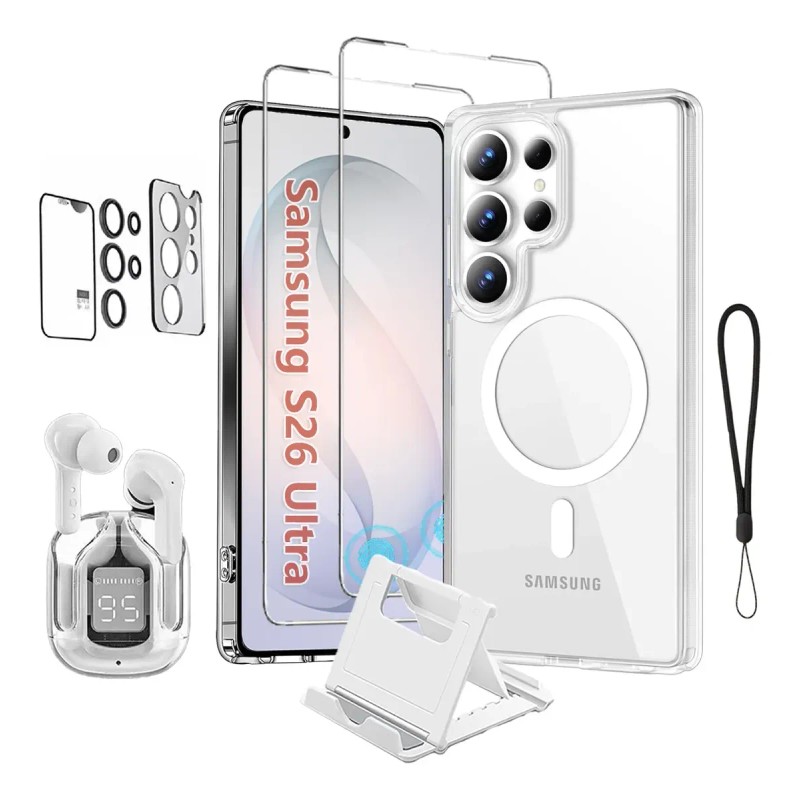 Funda Magnético Para S26 Ultra +mica Pantalla Mica Cámara Hd