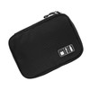 HARFINGTON Electronics Organizer 9.45" x 6.69" x 1.18" Double Layer