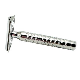 The Goodfellas' Smile Styletto V2 Double Edge Safety Razor – 100% Stainless Steel, High Luster Finish | Made in Italy Computer Designed Head for Precise, Efficient & Comfortable Wet Shaving